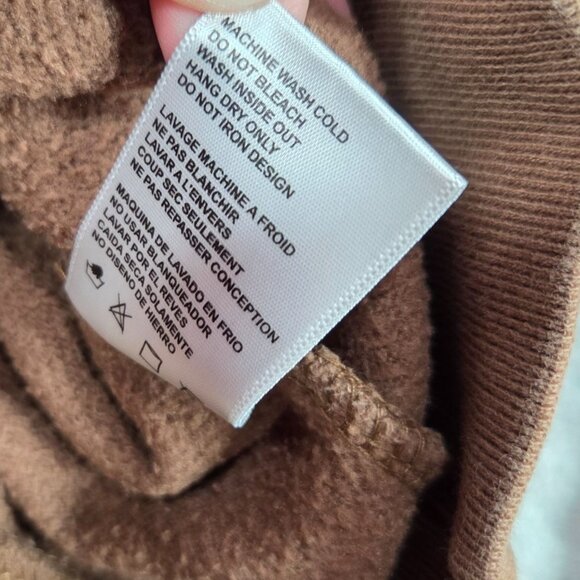 Carrots By Anwar Carrots X Crocs Hoodie Mens Medium Brown Sweatshirt - Picture 8 of 11